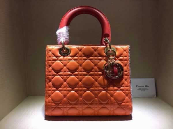 Replica Dior Lady Default Totes Orange Handbags